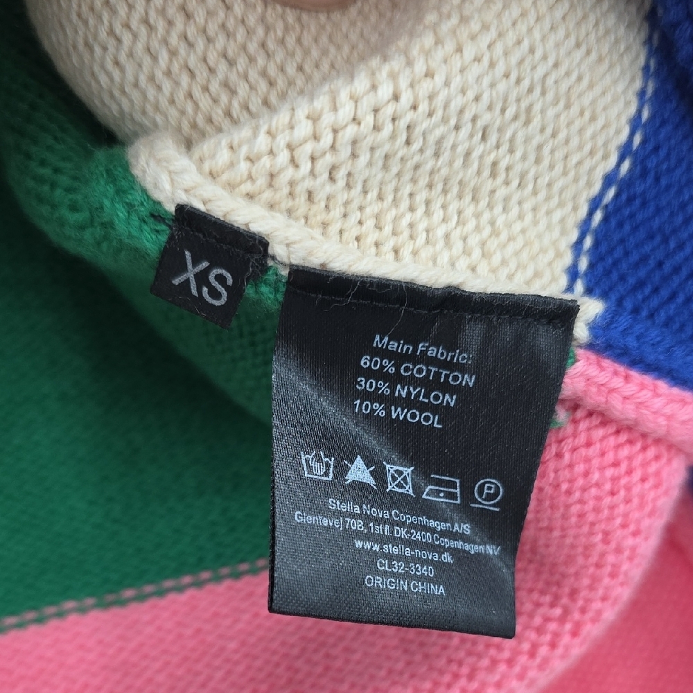 Stella Nova Multicolor Patchwork Sleeveless Sweat… - image 8